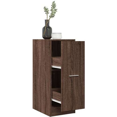 vidaXL Ormarić za lijekove boja smeđeg hrasta 30x41x77,5 cm drveni Cijene