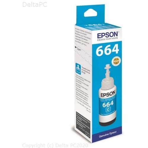 Tinta EPSON EcoTank ITS T6642 Cyan