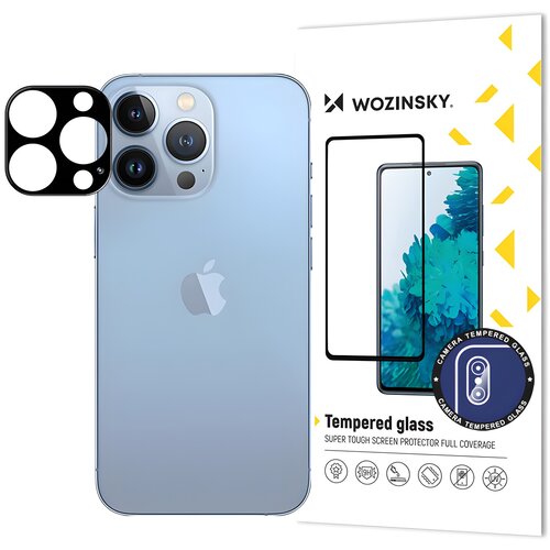 Wozinsky kaljeno staklo za kameru 9H za Apple iPhone 13 Pro Max - Crna Cene