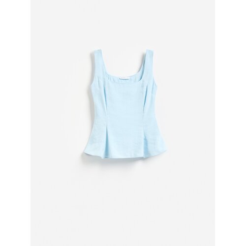 Reserved Bluza s visokim udjelom modalnih vlakana - bljedoplavo Cijene