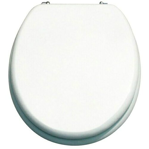  WC daska Star (MDF, Bijele boje, D x &amp;Scaron;: 45,5 x 37,5 cm) Slike