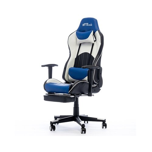 Bytezone gaming stol Dolce BZ5813B masažna blazina (črno-moder) Slike