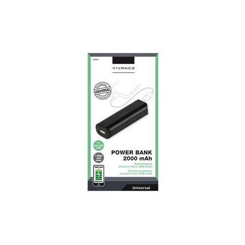 Vivanco eksterna baterija Power Bank 33949 Black Slike