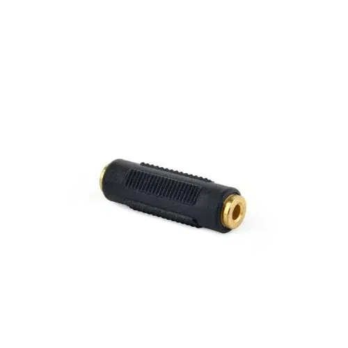 Audio adapter spojnik 3,5mm female stereo to 3,5mm female stereo, GEMBIRD A-3.5FF-01, black