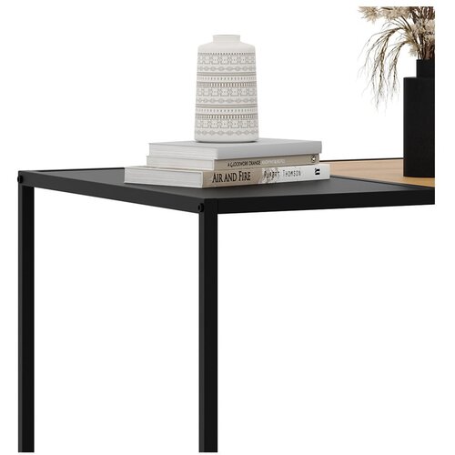Unique Furniture Črna/naravna mizica 60x100 cm Altino &amp;ndash; Slike