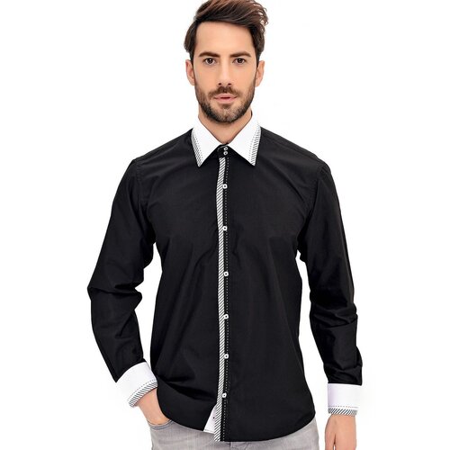 Dewberry G631 SHIRT-BLACK Slike