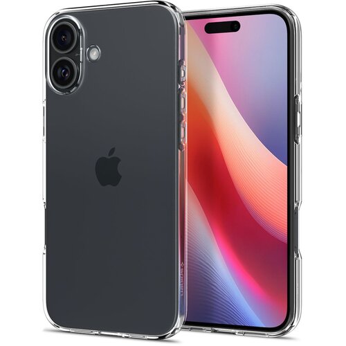 Spigen OVITEK LIQUID CRYSTAL ZA IPHONE 16 PLUS CRYSTAL CLEAR, (21402331) Slike
