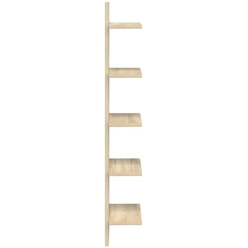 Zidna polica Hrast sonoma 22 x 15 x 100 cm Konstruirano drvo - Hrast sonoma 1 22 x 15 x 100 cm (5 etaža) Slike