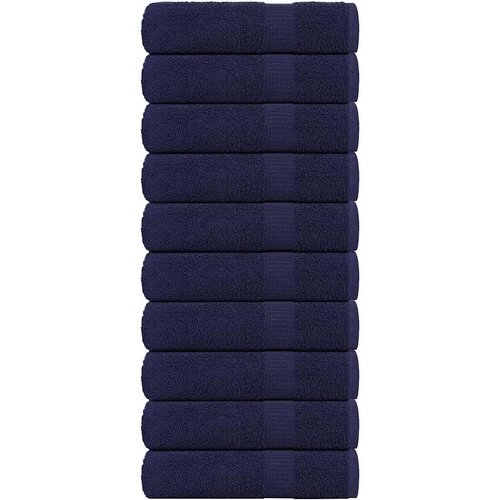 Furnova Brisače za tuširanje 10 kos modra 70x140cm 360 g/m² 100% bombaž, (21916794) Cene