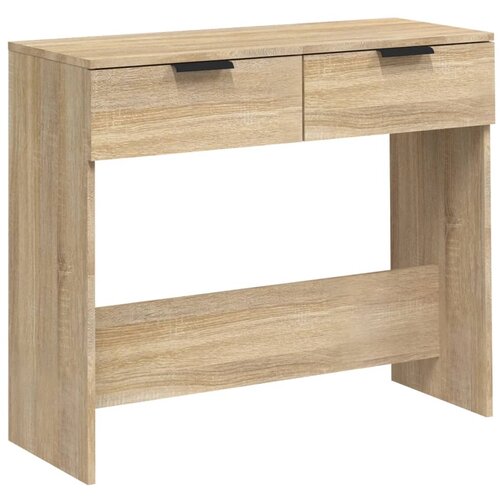 Maison Chic konzolna miza - miza ob steni sonoma hrast 90x36x75 cm konstruiran les, (21786587) Cene