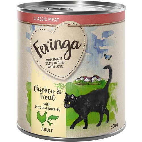 Feringa Classic Meat meni 6 x 800 g - Postrv & piščanec Cene