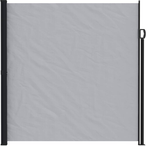  Retraktabilna bočna tende Siva 600 x 220 cm Poliester Slike