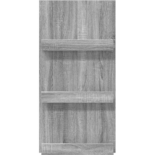  Polica za časopise s policom Siva Sonoma 51 x 11 x 102 cm Slike