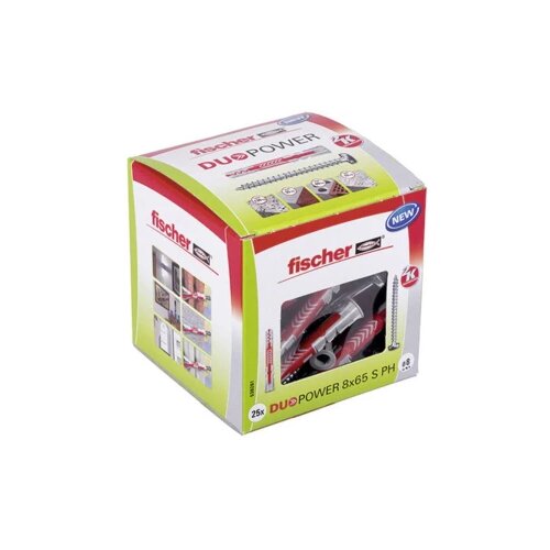 Fischer DUOPOWER 8x65 S PH LD 2-komponentni tipl 65 mm 8 mm 538261 25 St. Slike