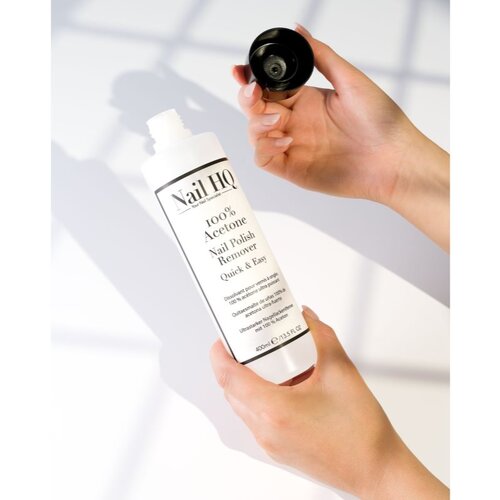 Nail HQ 100% Acetone odstranjevalec laka za nohte 400 ml Slike