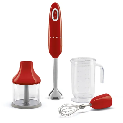 Kitchenaid SMEG HBF03RDEU Blender set 50's Style, crvena