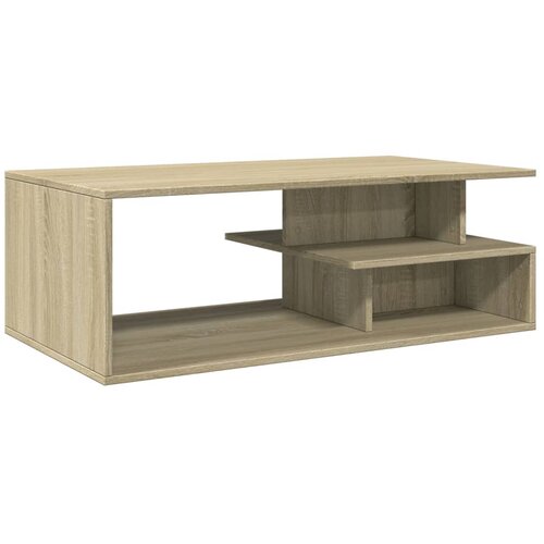 Maison Chic Klubska mizica - kavna mizica - Nizka mizica sonoma hrast 102x55x35 cm inženirski les, (21753282) Cene