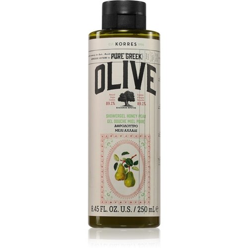 Korres Pure Greek Olive & Honey Pear osvežujoč gel za prhanje 250 ml Cene