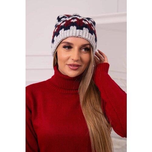 Kesi Women&amp;#039;s cap Laila K283 grey+navy blue Slike