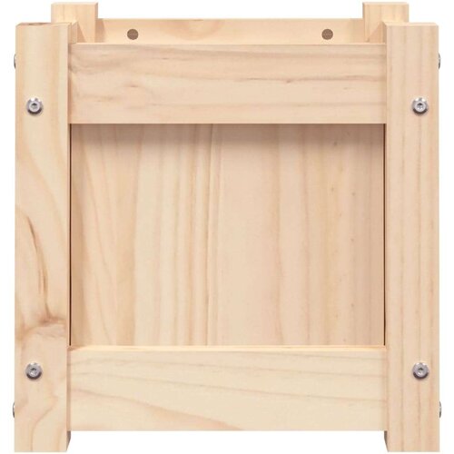 VidaXL Vrtna sadilica 31 x 31 x 31 cm od masivne borovine Slike