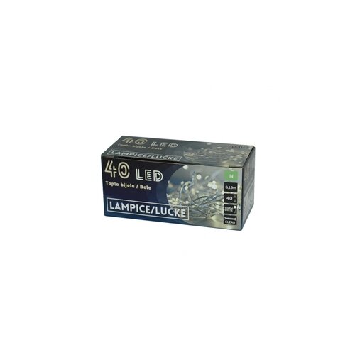  40 Led lampice bele B/O Cene