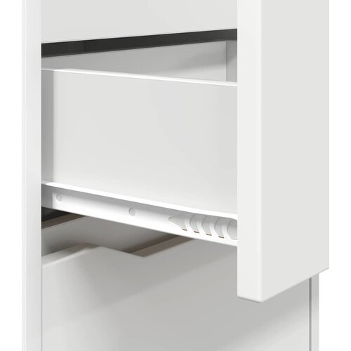  Noćni ormarići 2 pcs Bijelo 40 x 30 x 467 cm Konstruirano drvo Slike