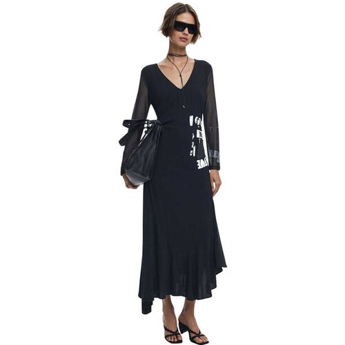 Desigual asimetrična duga haljina Slike