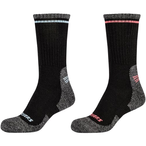 Skechers &amp;Scaron;portne nogavice 2PPK Women Trail Wool Socks Rožnata Slike
