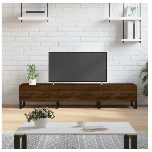 vidaXL TV omarica rjavi hrast 150x36x30 cm inzenirski les
