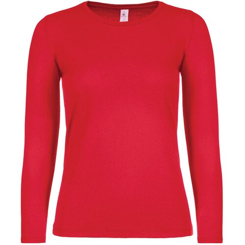  MAJICA DUGI RUKAVI B&amp;amp;C #E150/WOMEN LSL CRVENA XS Slike