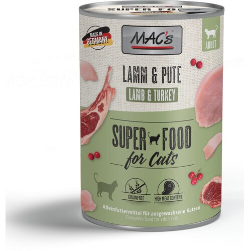  Ekonomično pakiranje MAC&acute;s Cat 12 x 400 g - Janjetina i puretina Cijene