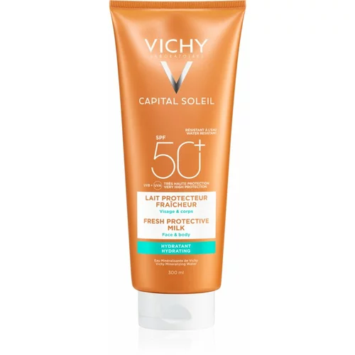Vichy Capital Soleil zaštitno mlijeko za tijelo i kosu SPF 50+ 300 ml