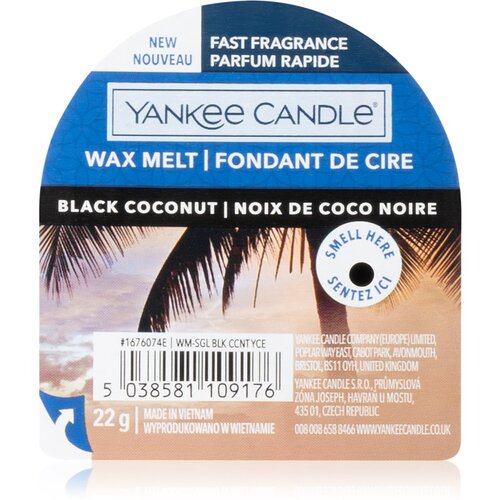 Yankee Candle black Coconut vosak za aroma lampu 22 g unisex Slike