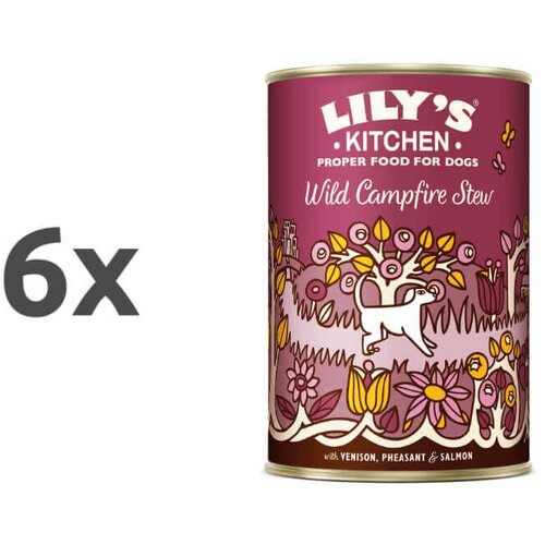 Lily's Kitchen wild campfire stew adult - divjačina, fazan in losos - 400 g 6 x 400 g Cene