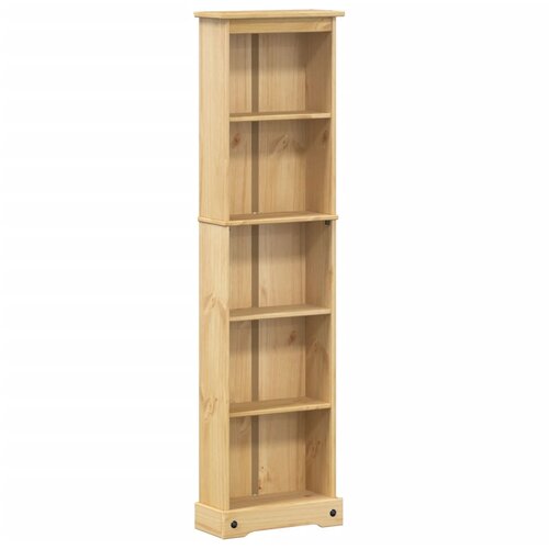 Maison Chic Knjižna omara - Knjižni regal Corona 46x20x170 cm trdna borovina, (21725377) Slike