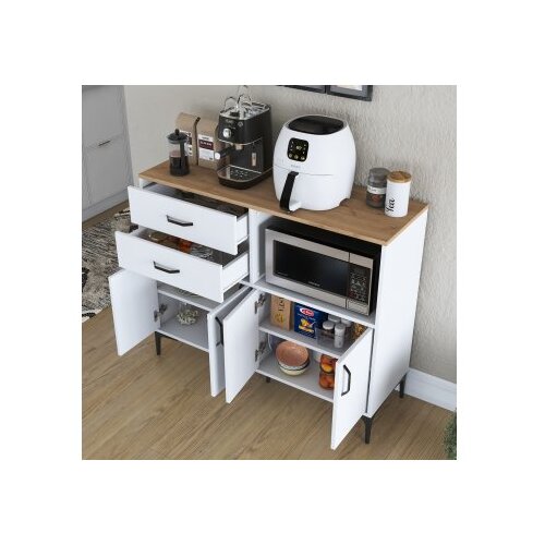 Hanah home Vi&amp;scaron;enamjenska komoda JE166-3283, 120 x40 x98,6 cm, Bijela Slike