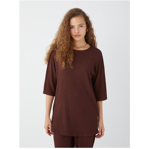 LC Waikiki Women&amp;#039;s Crew Neck Plain Oversize T-Shirt Slike