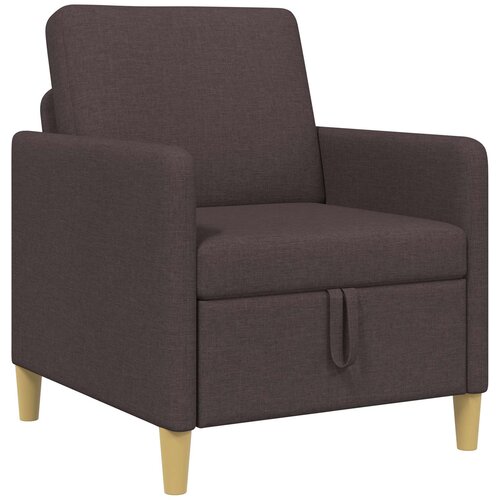 SOFA s pohranom Tamno smeđa 72 x 78 x 87 cm Poliester Slike