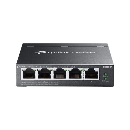 Tp-link ES205GP 5-Port 10/100Mbps gigabit switch sa 4-Port poe+ Slike