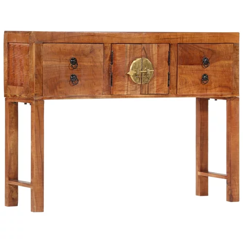  Konzolni stol 120 x 32 x 80 cm od masivnog grubog drva bagrema