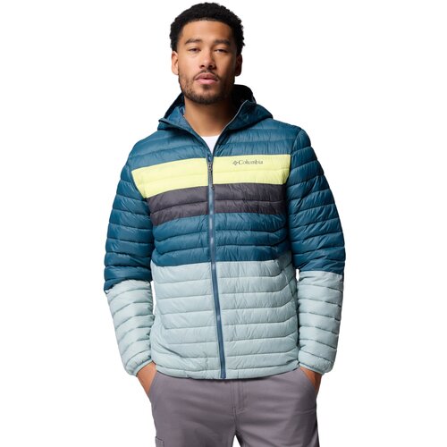 Columbia Puhovke Powder Pass Hooded Jacket Modra Cene