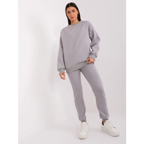 Fashion Hunters Grey Basic Tracksuit