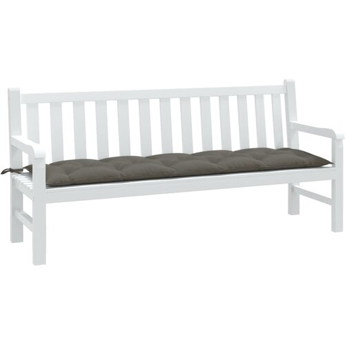  The Living Store Blazina za vrtno klop melanž temno siva 180x50x7 cm blago - Blazina Za Vrtno Klop, (21459011) Slike