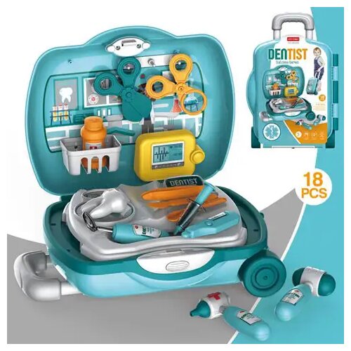 Magic Toys Stomatološki set u plavom kovčegu Cene