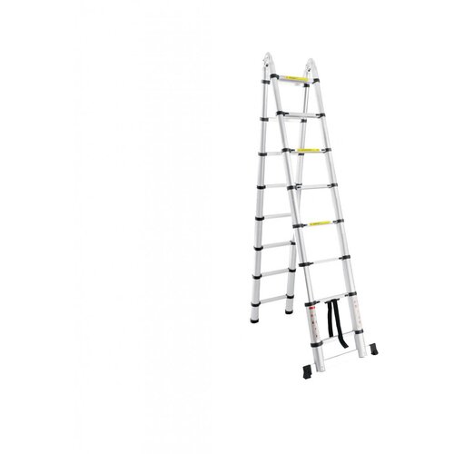  Preklopne teleskopske merdevine visine 5m Slike