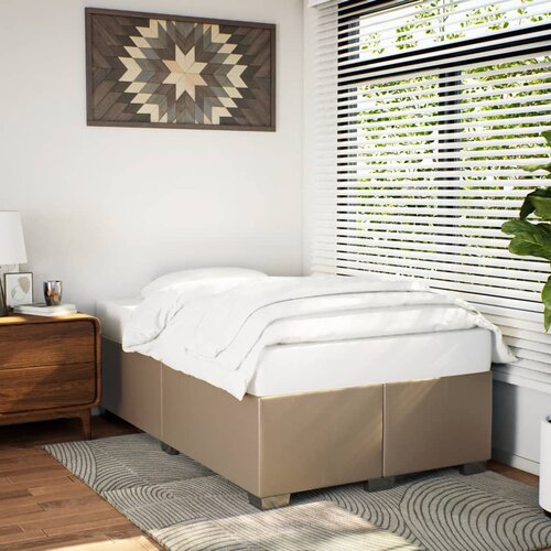 Furnova Posteljni okvir brez vzmetnice kapučino 120x190 cm umetno usnje, (21934780) Slike