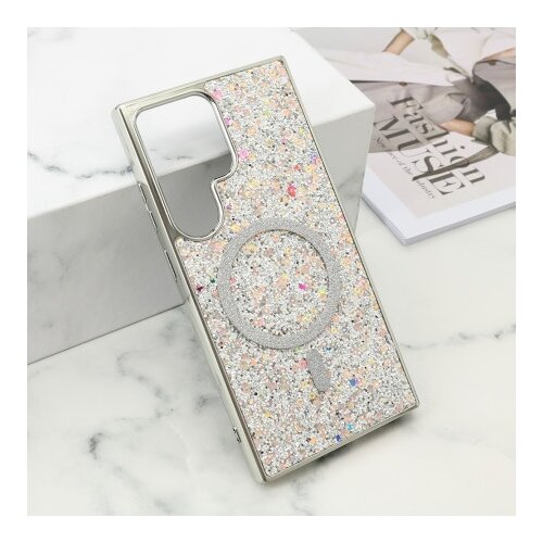  Futrole glam glow magsafe za samsung s928b galaxy s24 ultra 5g srebrna ( F121227 ) Cene