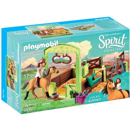 Playmobil Lucky i spirit s ogradom za konje 9478 - Spirit Slike