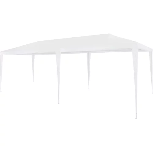 Šator za zabave od PE-a 3 x 6 m bijeli