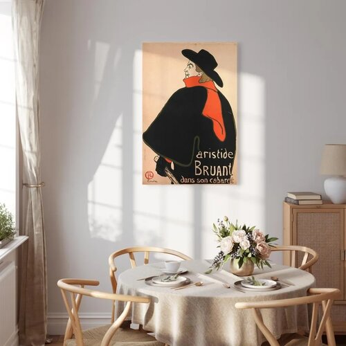  Slika - Aristide Bruant: Dans son cabaret (1 Part) Vertical 80x120 Akustična Slike